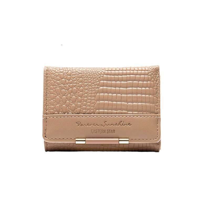 Short Women Wallet Leather fashion Storage Lock Buckle Coin Purse Mini casual PU Female Card Holder