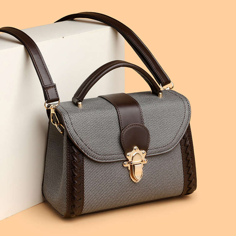 New Trendy Fashion Handbag Large Capacity Shoulder Crossbody Color-Block Small Square Bag Women's Backpack