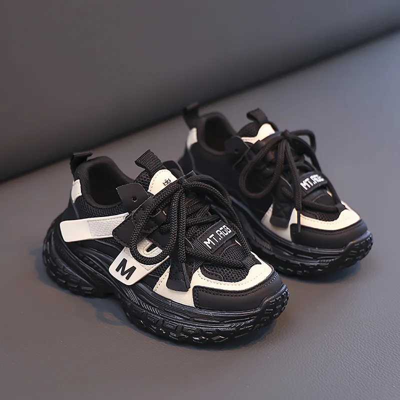 Autumn Kids Sneakers Casual Sport Shoes for Boys Patchwork Color Soft PU Leather Breathable Tennis Shoes 2025T251017