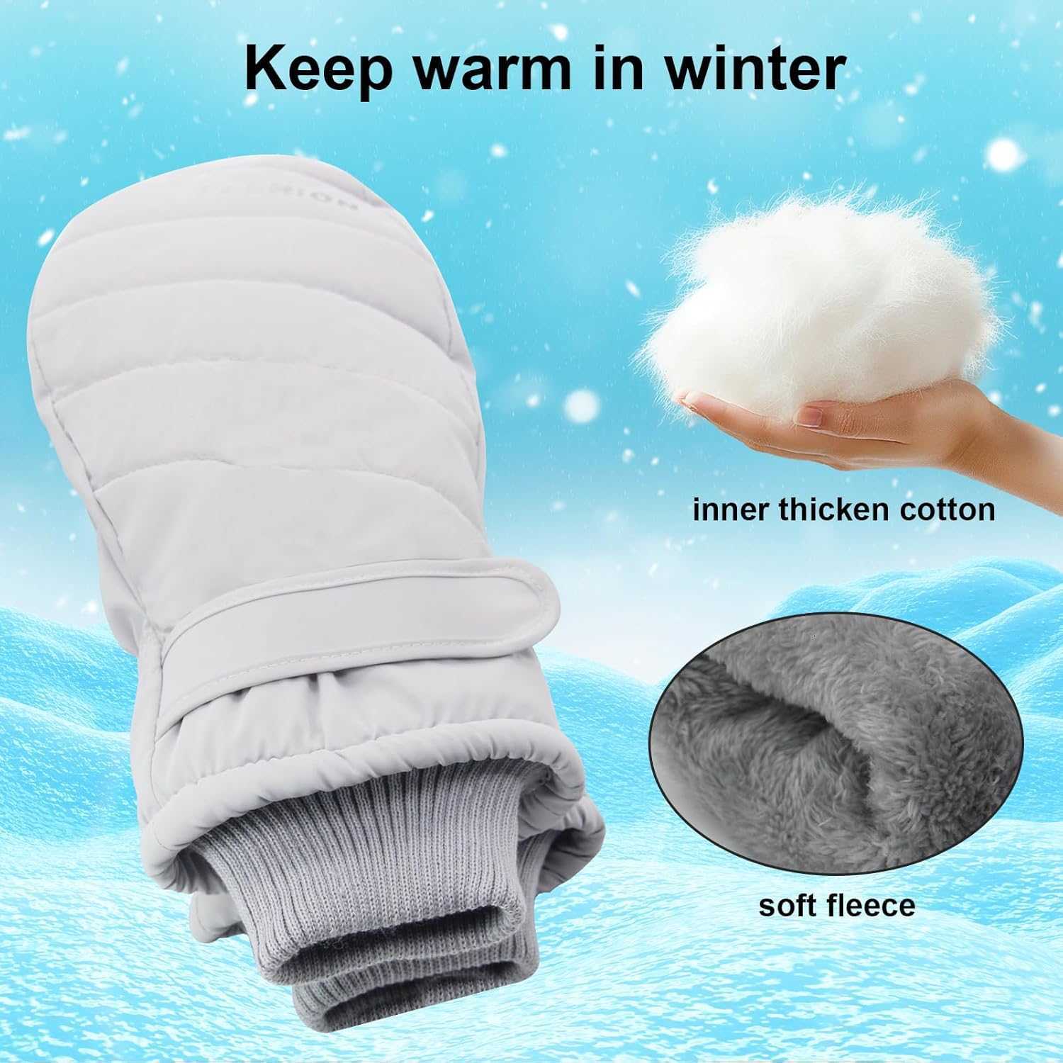 Winter Women Ski Mittens Waterproof Touch Screen Snow Mitts Anti Slip Warm Windproof Snowboard Gloves for Skiing Hiking Cycling Y260113