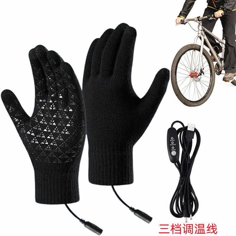 Usb Gloves Usb Electric Heating Gloves Winter Warm Temperature Control Touch Screen Office Outdoor Skiing Cycling Antislip H251017