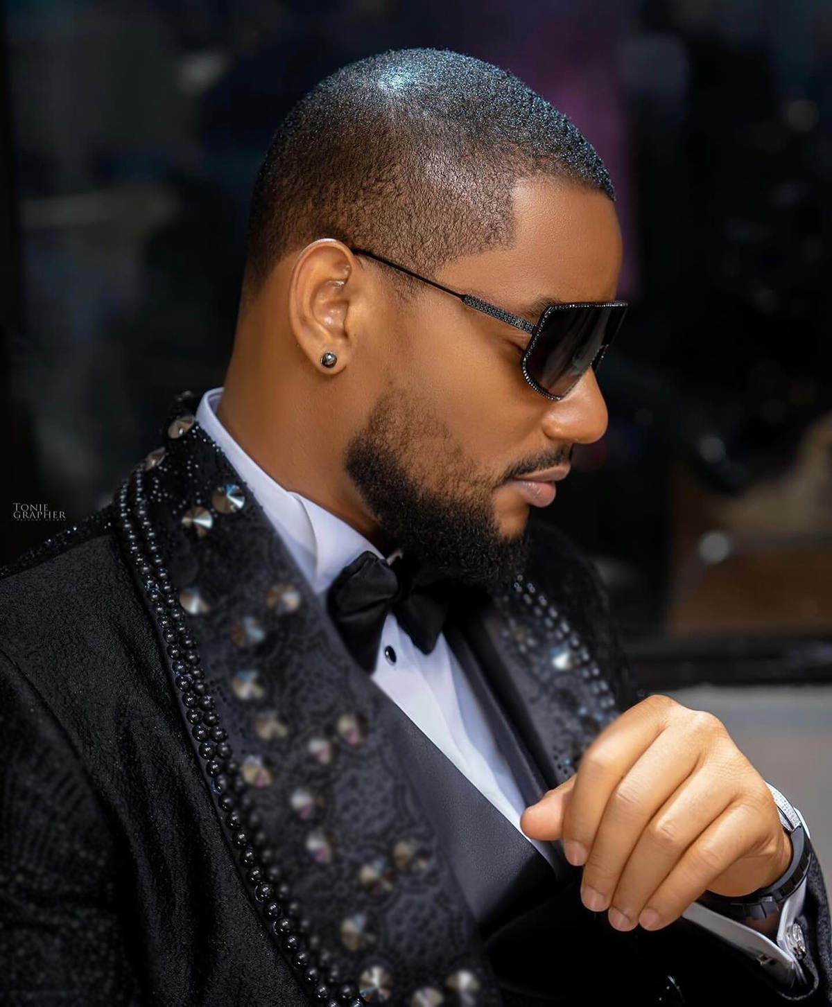 Elegance Jacquard Beaded Crystals Men Suits 3 Pieces Sets Groom Wedding Tuxedos Male Prom Party Blazers Customized Costume Homme