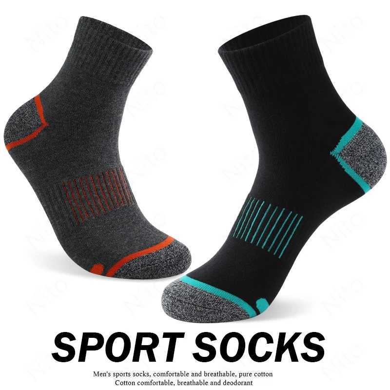 High Quality Lot Mens Socks Casual Breathable Run Sports Socks 5 Pairs Male Cotton Socks Winter Black Socks Men Large size3845 C251017