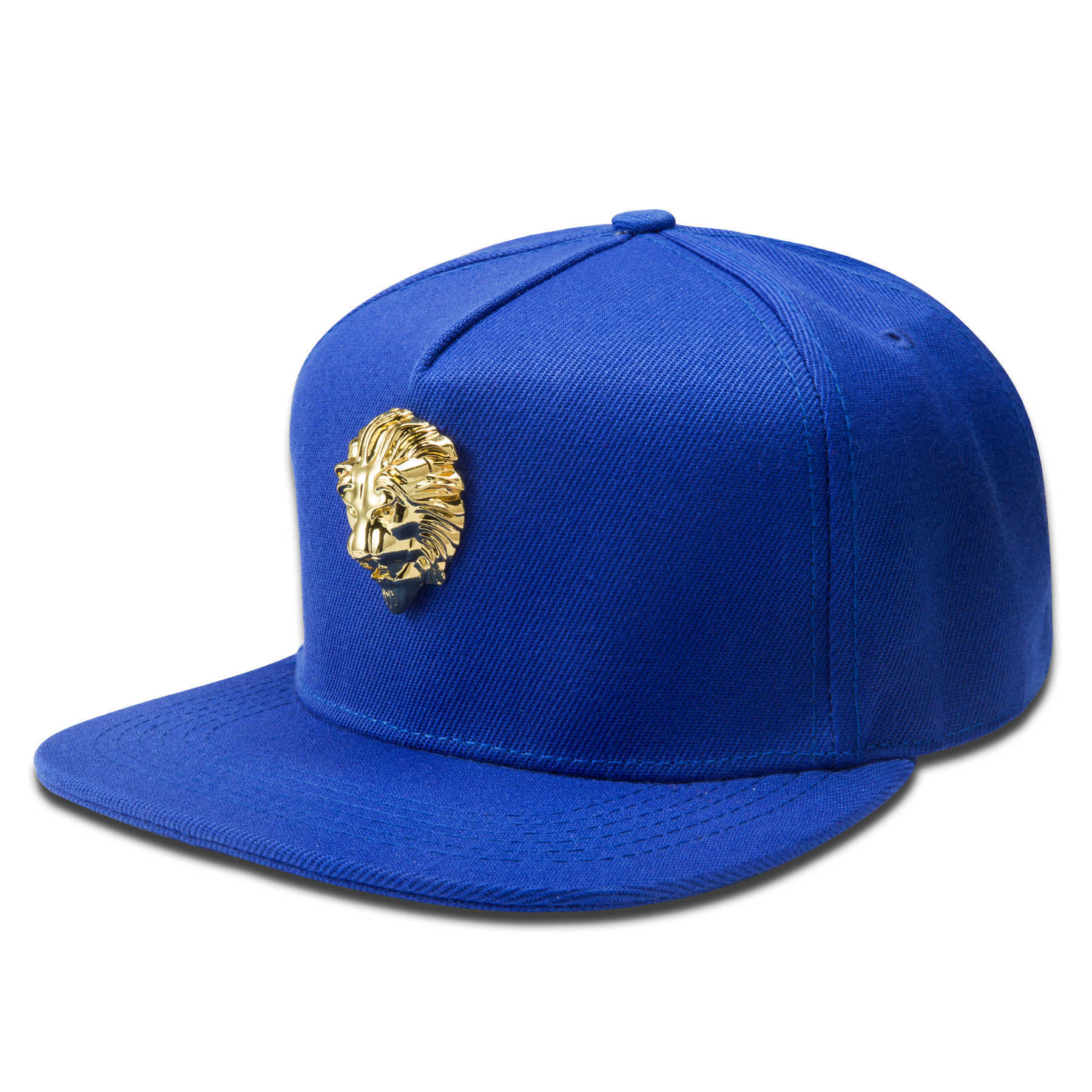 Design American Lion Head Logo HipHop Flat Brim Baseball Cap W251017