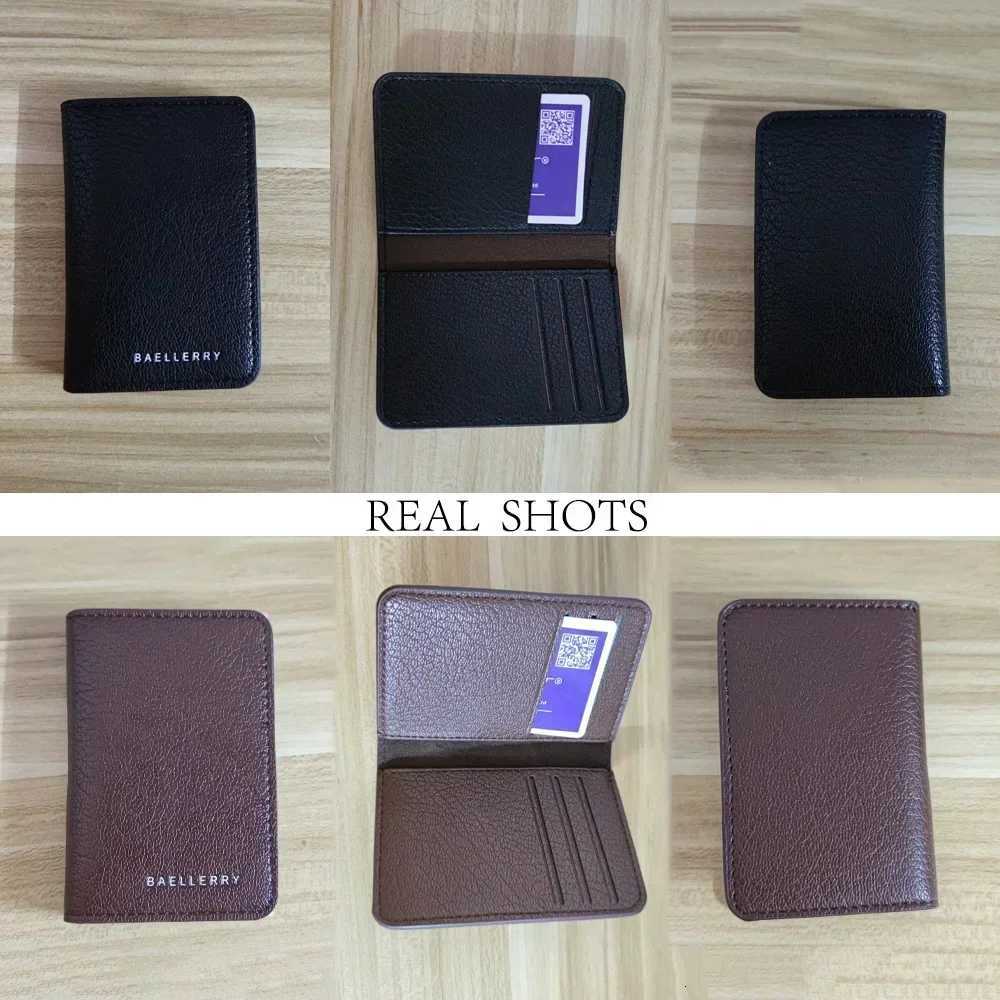Multicard Slot Solid Color Portable Leather Card Case Universal Bank Card Credit Cards ID Card Holder Travel Purse OrganizerW251017