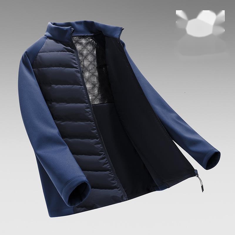 2025 Winter New Men's Stand Collar Lightweight Down Jacket Down Jacket 90 New National Standard Youth