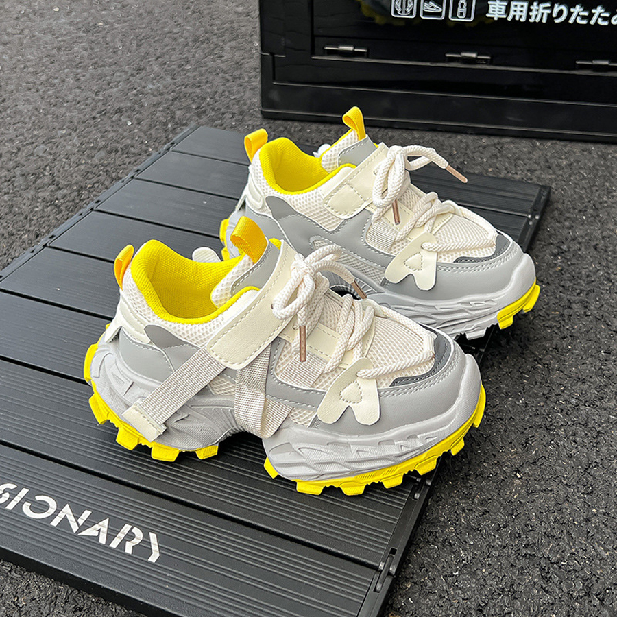 Girls Chunky Sneakers Designer Kids Shoes Children's Boys Toddler Cutefeet Basketball Sports Trainers Shoes Size US9C-US4Y K01078