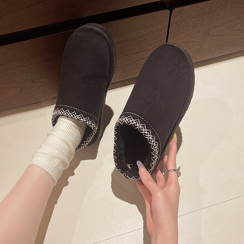 Free delivery designer snow boots Comfortable snow boots with simple and fashionable design warm women's shoes