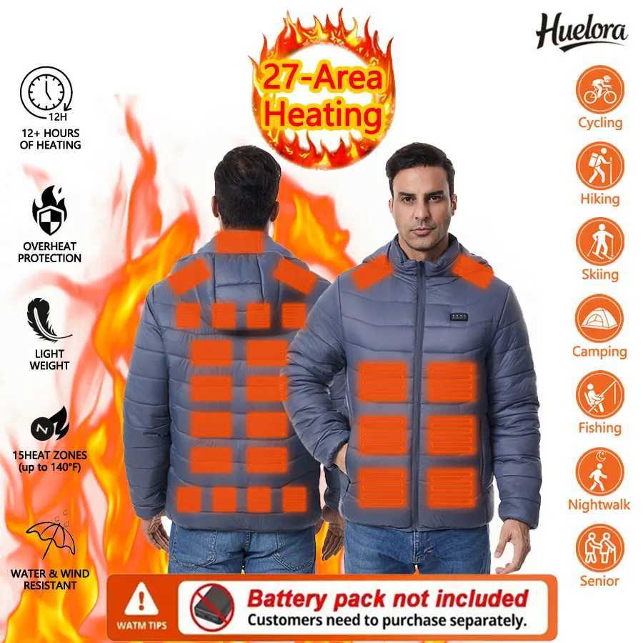 4Control 27Zone Heated Jacket for Men and Women Warm Heating Jacket for Winter Thick Skiing Heated Warm Coat Power Bank Not Included H251017