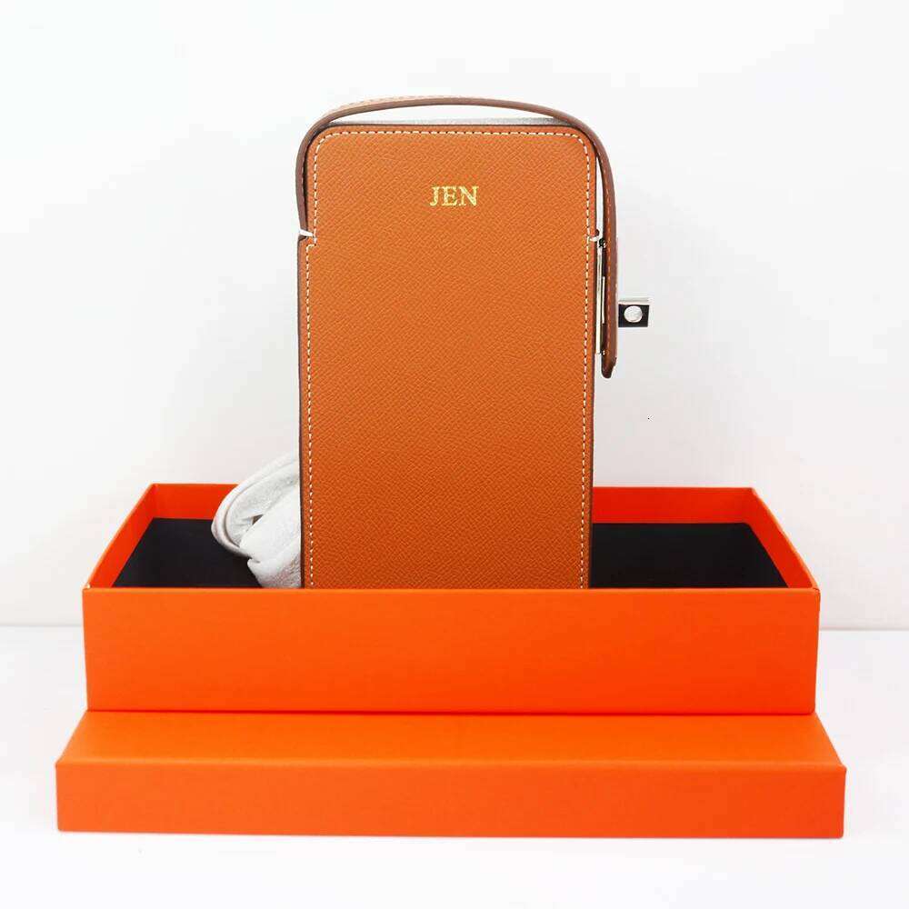 Custom Name Shoulder Original Brand Design Female Travel Phone Handbags Personalize Leters Gift Box Bag