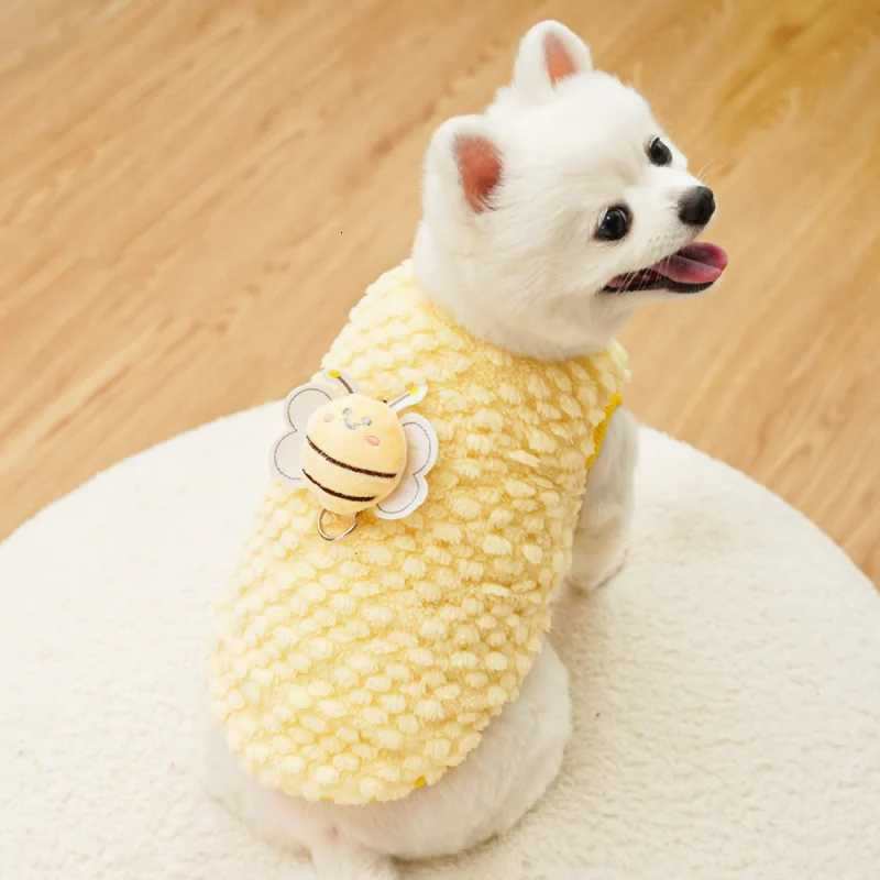 New Popular Puppy Cat Dog Pet Autumn and Winter Clothes Supplies Bee TeddyPomeranian British Shorthair UniversalW251017