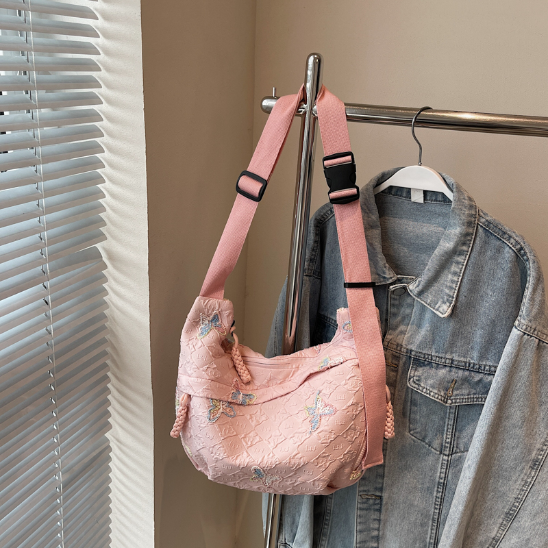 Spring women's fashionable and compact phone bag with large capacity function, new high-end student versatile, casual and simple shopping commuti