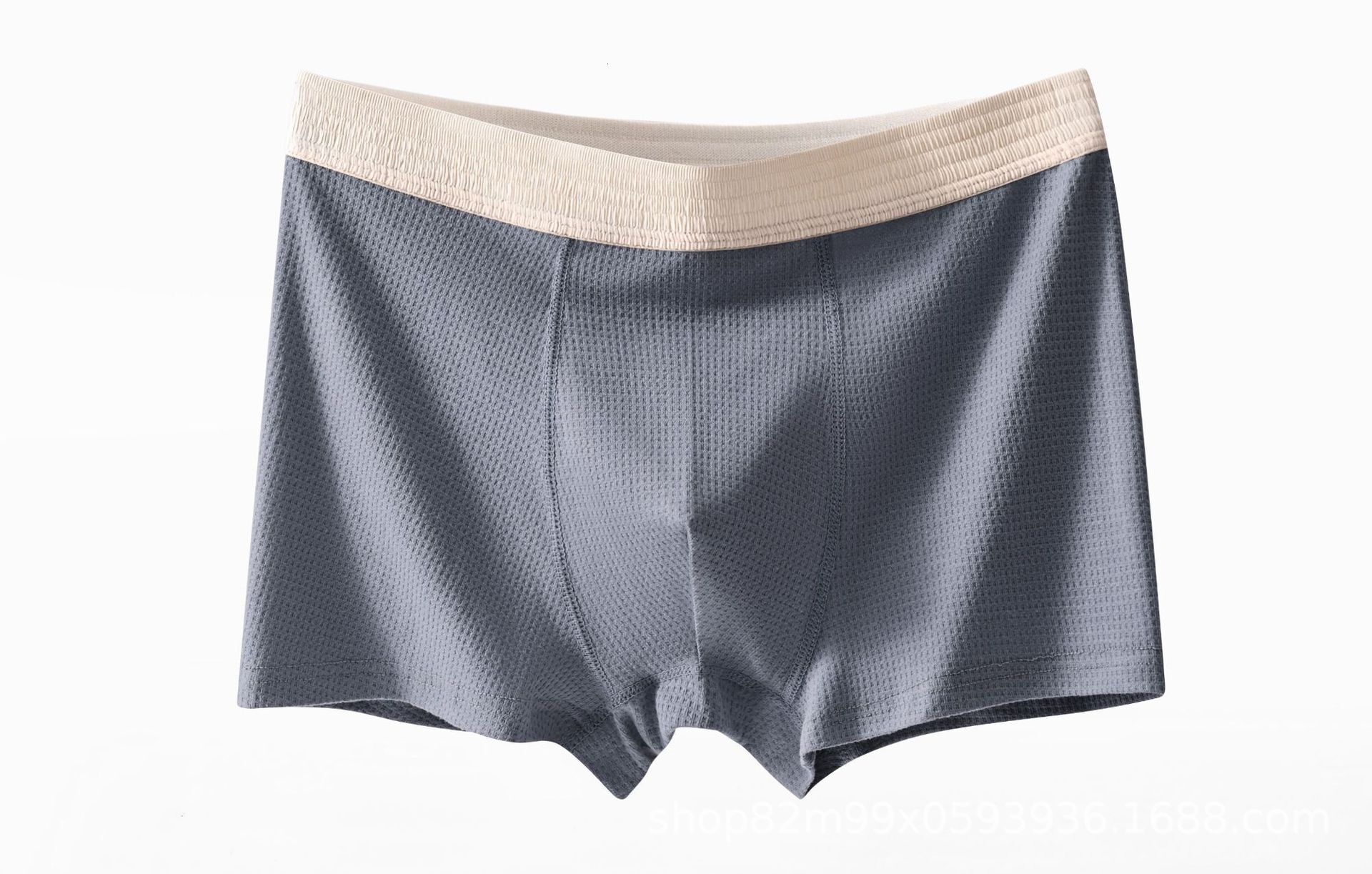 5 Pcs Pure Cotton Graphene Antibacterial Men's Boxer Shorts Breathable Boxer Briefs Men's Underpants