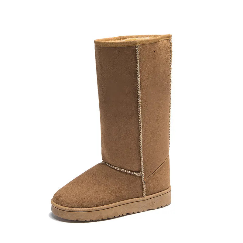 Comemore Women Tall Winter Padding Black Boots Fashion Snow Boots Womens High Boot Size 41 Warm Shoes Botas Mujer 251013