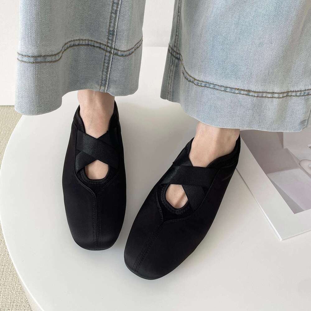 2025 New Women's Designer Shoe - Pink French Mary Jane Ballet Flats, Soft Sole Shallow Mouth with Ultra-Comfortable Fit