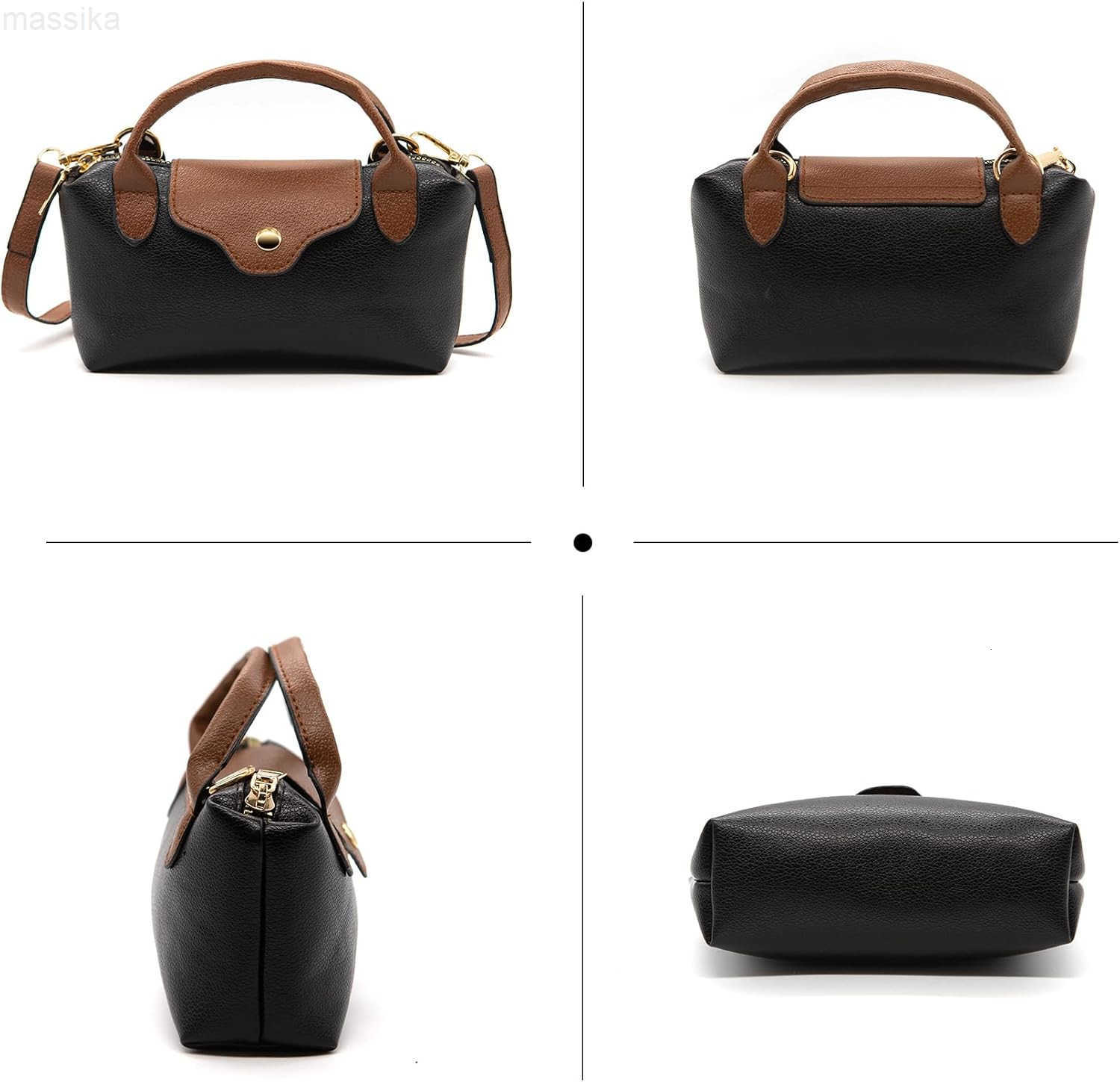 Mini Crossbody Bag for Women Vegan Leather Small Shoulder Handbag Top Handle Tote Hobo Purse Phone Clutch Bag M251017