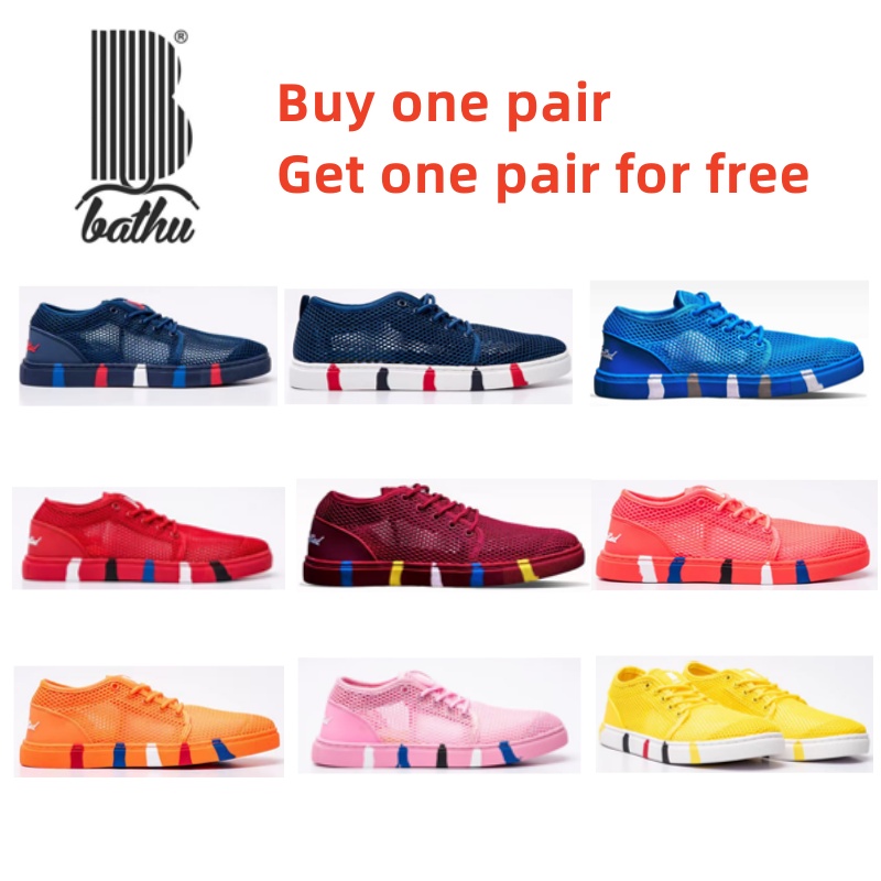 BATHU Couple-Friendly Brand Promotional Athletic Footwear with Airflow Design