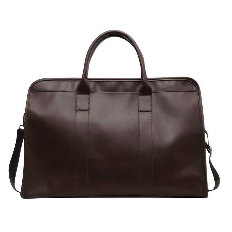 New Fashion Leather Short Trip Bag for Women, Large Capacity Business Trip Handheld Pillow Bag, Trendy Sports Fitness Crossbody Bag 250415