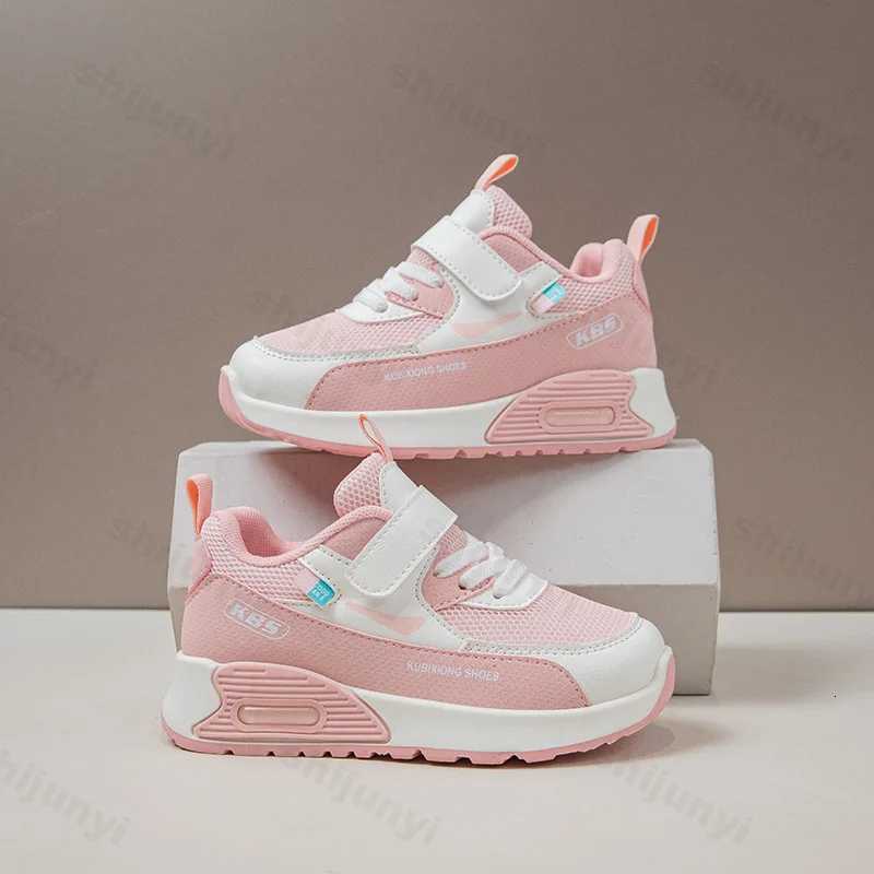 Childrens Platform Sneakers Spring Autumn New Girls Mesh Breathable Flats Lightweight Comfortable Non Slip Boys Running ShoesT251017