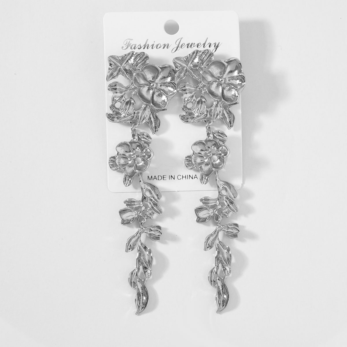 Designer earrings for woman Elegant Simple Casual Style Metal Flower Personality Earrings Jewelry gift for women free shipping