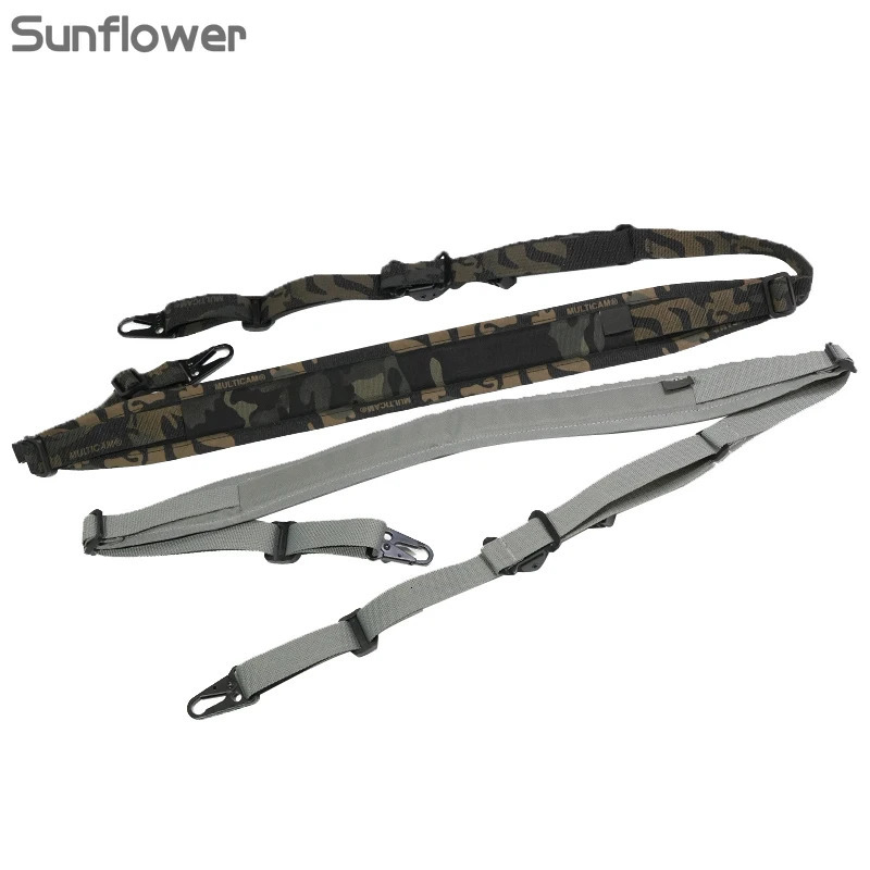 US Warehouse Tactical Nylon Rifle Sling Quick Adjustment 2 Point Padded Combat Modular Hunting Shooting Equipment Accessories 251011