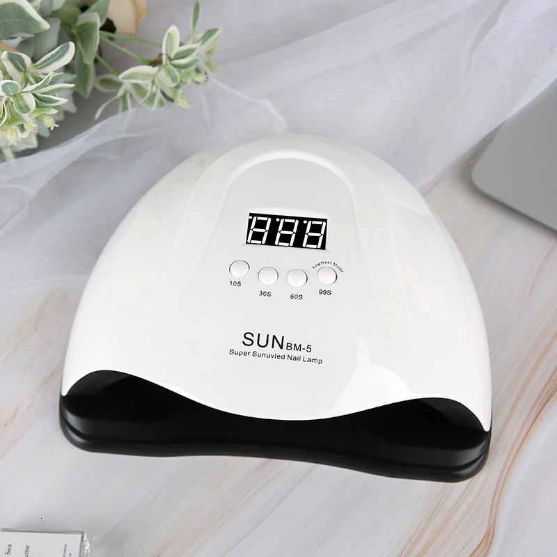 MAX UV 66 LEDs Nail Lamp for Manicure Gel Polish Drying Machine with Large LCD Touch 66LEDS Smart Nail Dryer 251014