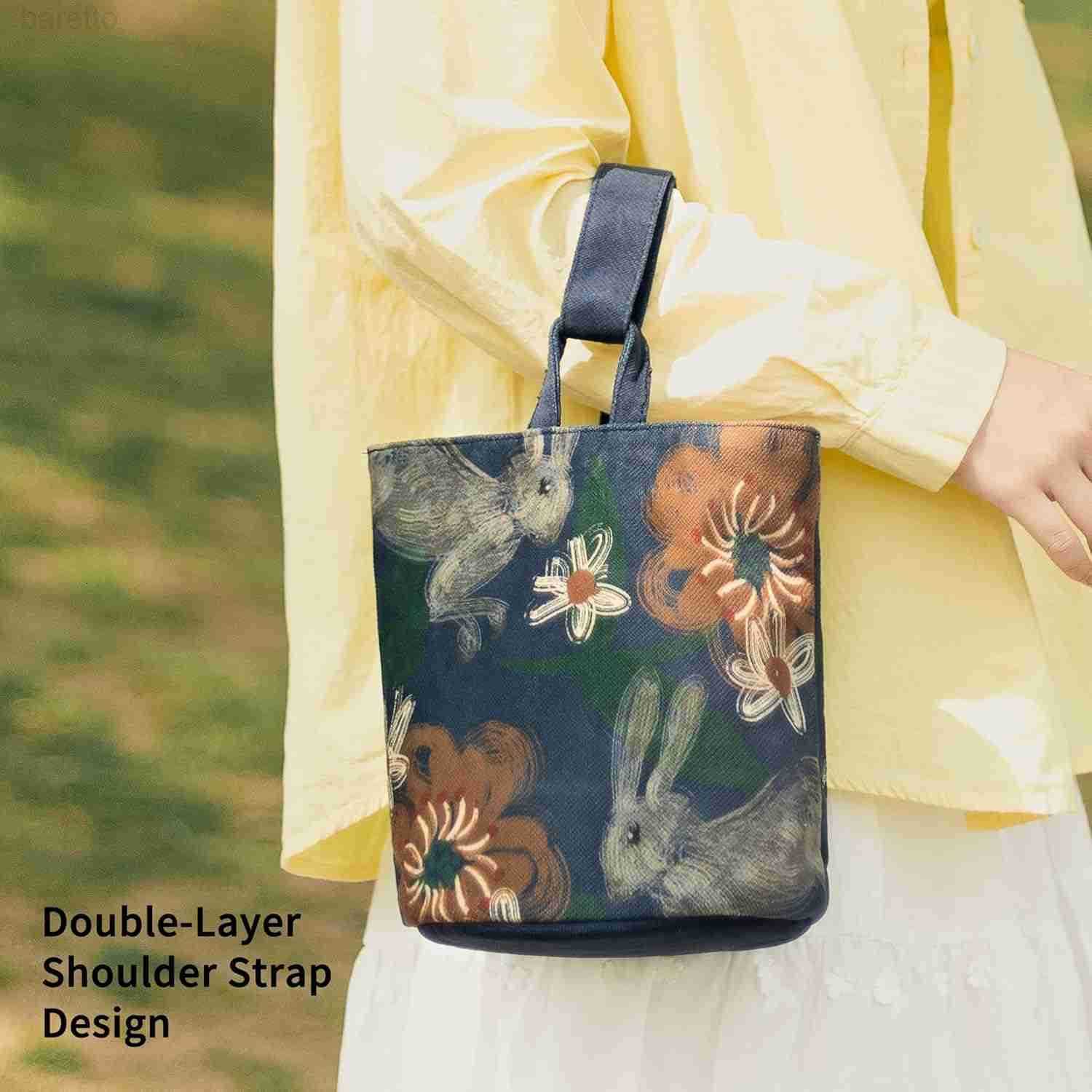 Hobo Tote Bag Canvas Tote Handbags Bucket Bag Purses for Women Trendy Shoulder Bag Canvas Handbag satchel Spring Z251017