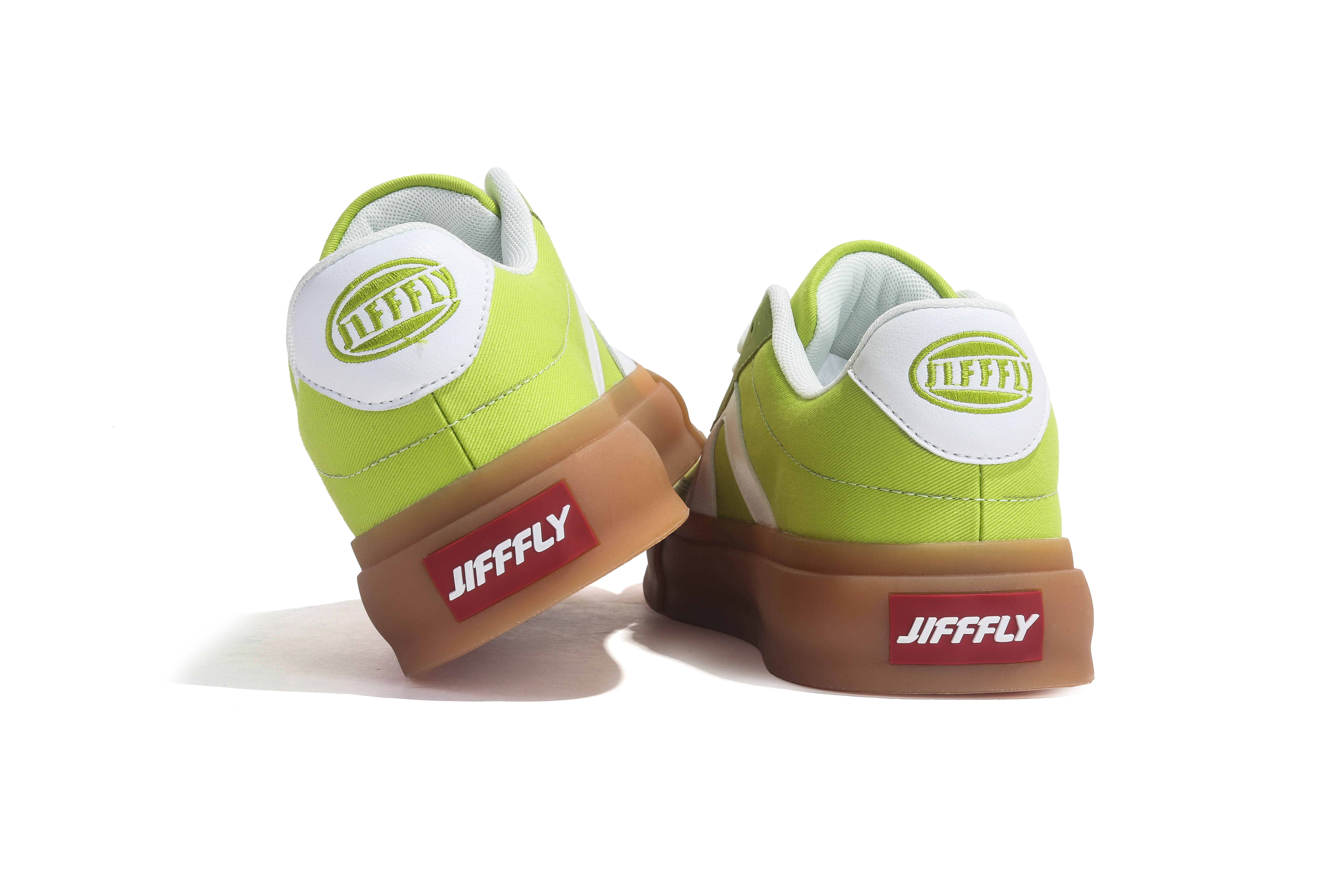 Jifffly Designer Skateboard Shoes: Women's Elevated Heel Thicker Sole Athletic Footwear - Red Color
