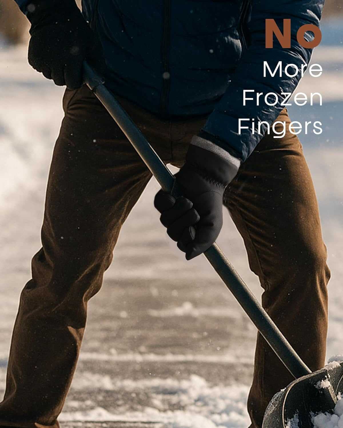 Winter Gloves for Men Women Adjustable Wrist Windproof Waterproof Cold Weather Full Touchscreen Ski Snow Fleece Lined Z251017