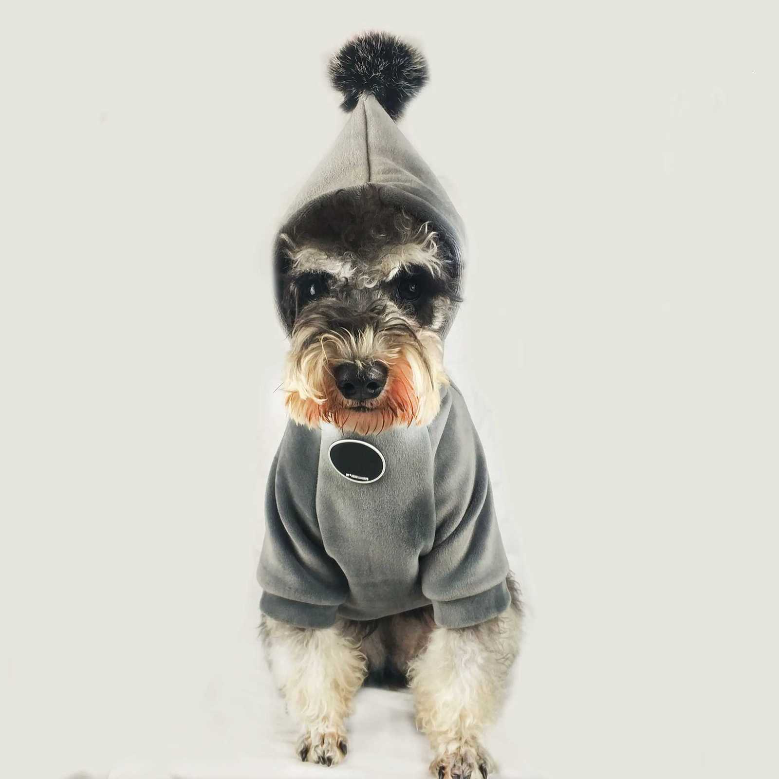 Soft Fleece Pet Sweater Clothes for Small Dogs Cats Winter Dog Sweatshirt Chihuahua Schnauzer Hooded Coat Jacket Puppy ClothingW251017