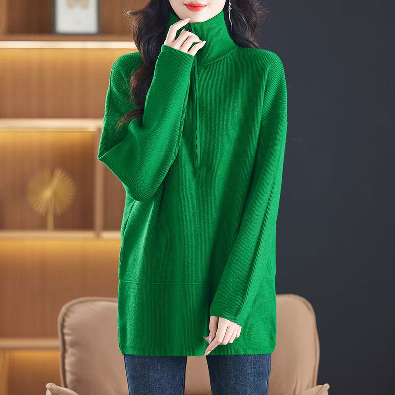 plus size women's new long sleeve high waist printed banquet dress mid-length skirt D02730