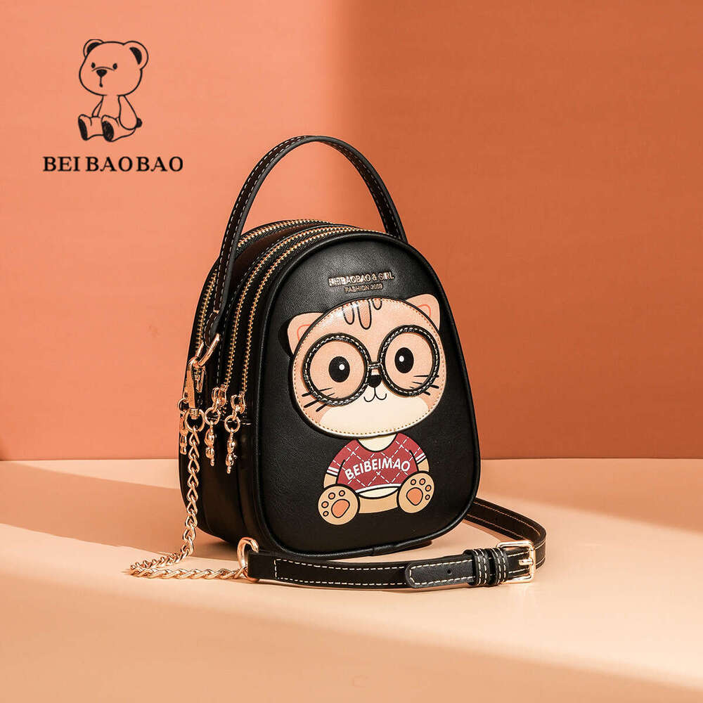 Beibao 2025 New Model Phone Multi-layer Practical Single Shoulder Crossbody Bag Chain Design Handbag