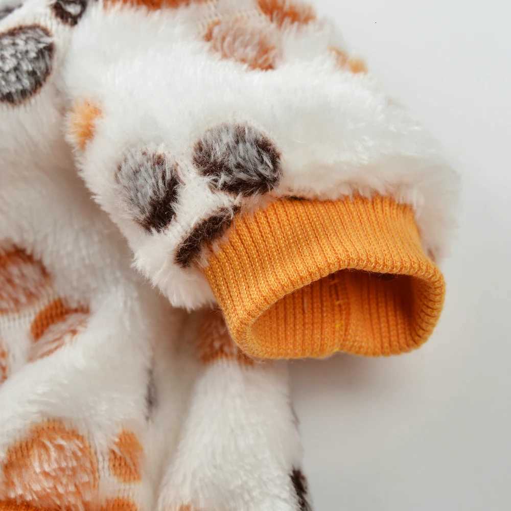 Pet Dog Coat For Small Medium Dogs Cats Winter Soft Fleece Dog Clothes Puppy Print Sweater Jacket Chihuahua Bulldog Pug OutfitsW251017