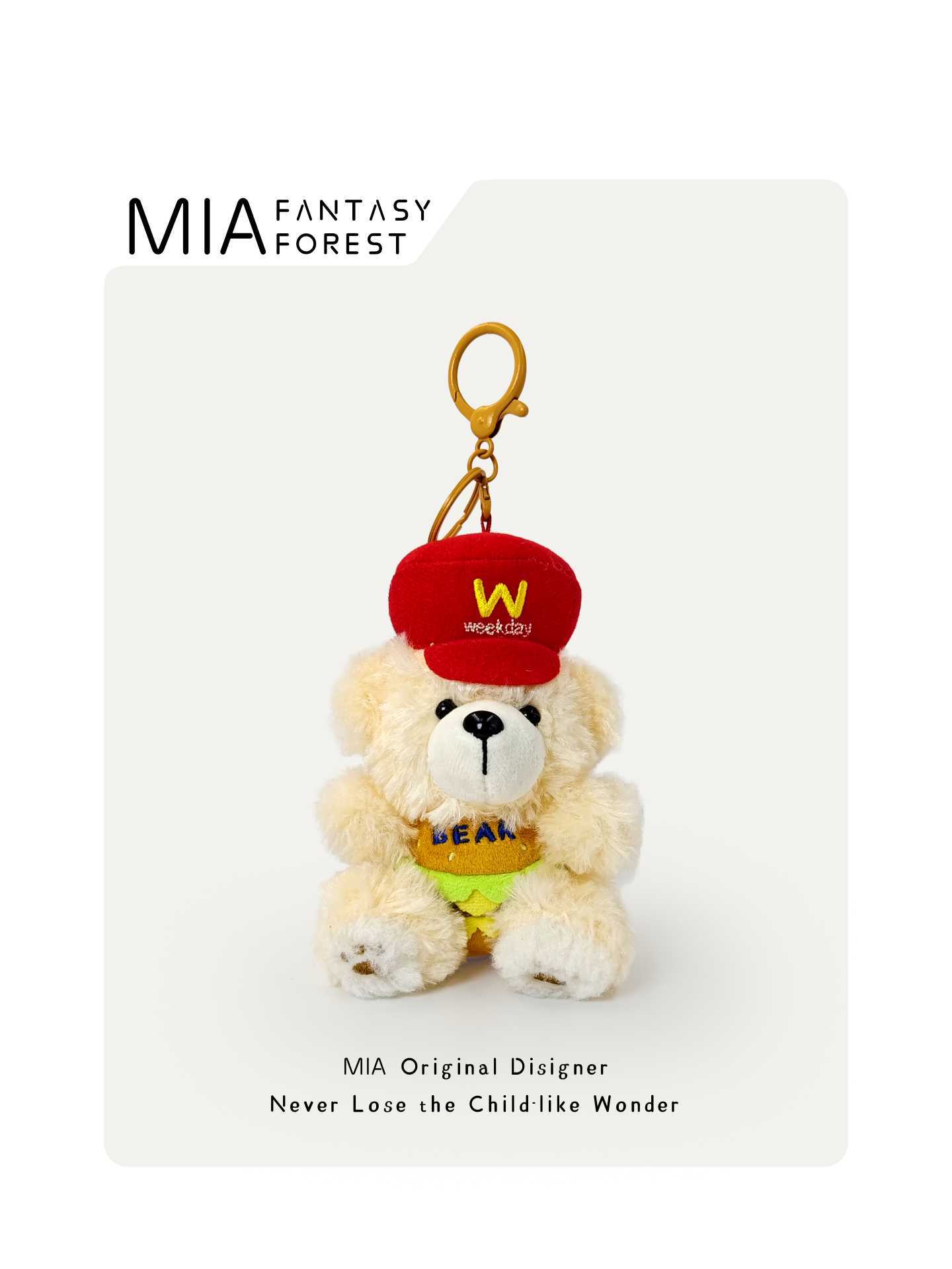 Hamburger Cookie Bear Plush Toy Backpack Pendant Keychain Christmas Eve Special Gift for Giving J251017