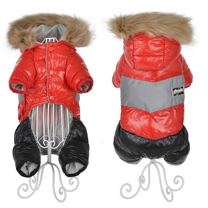 Pet Dog Jumpsuit for Small Medium Dogs Winter Warm Puppy Hoodies Coat Waterproof Windproof Chihuahua Yorkie Overalls CostumeW251017