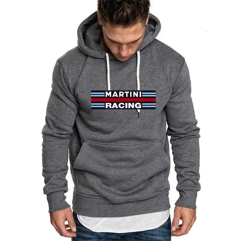 Mens Hoodies Martini Racing Print Unisex Hooded Fleece Sweatshirt Pullover Jacket Casual High Quality Streetwear Fashion Trends Z251017