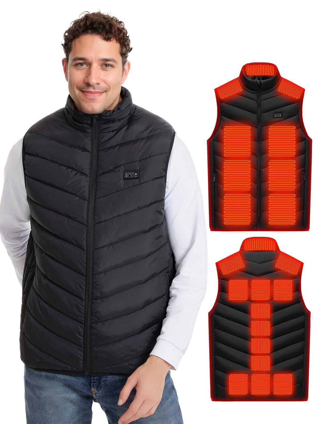 21 Areas Smart Heated Vest TODWARM Heated Vest Winter Men Women Heater Vest Thermal Vest Body Warmer Outdoor Sports Vest H251017