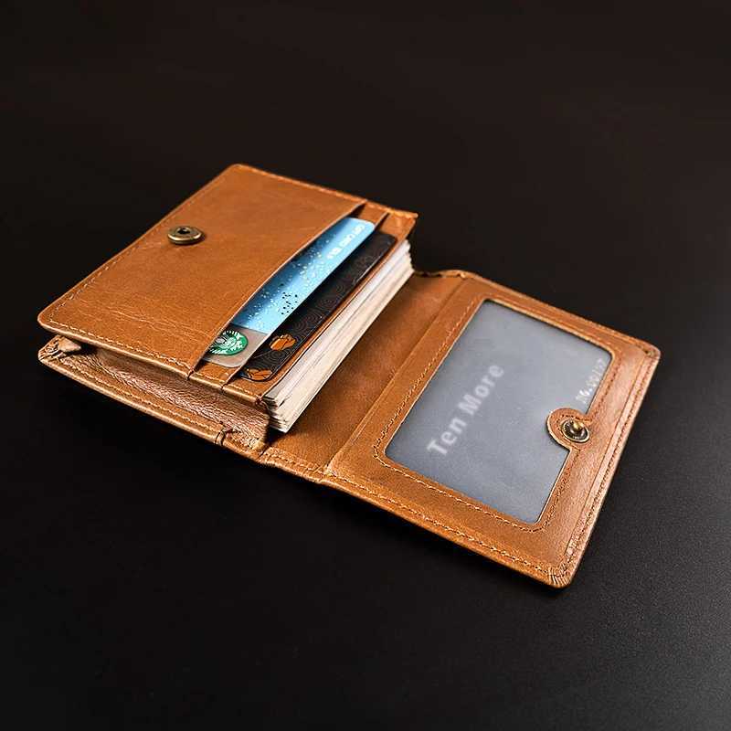 Luxury Genuine Leather Cowhide Card Holder RFID Blocking Purse Men and Women Credit Card Wallet Slim Business ID VIP Cards BagsW251017