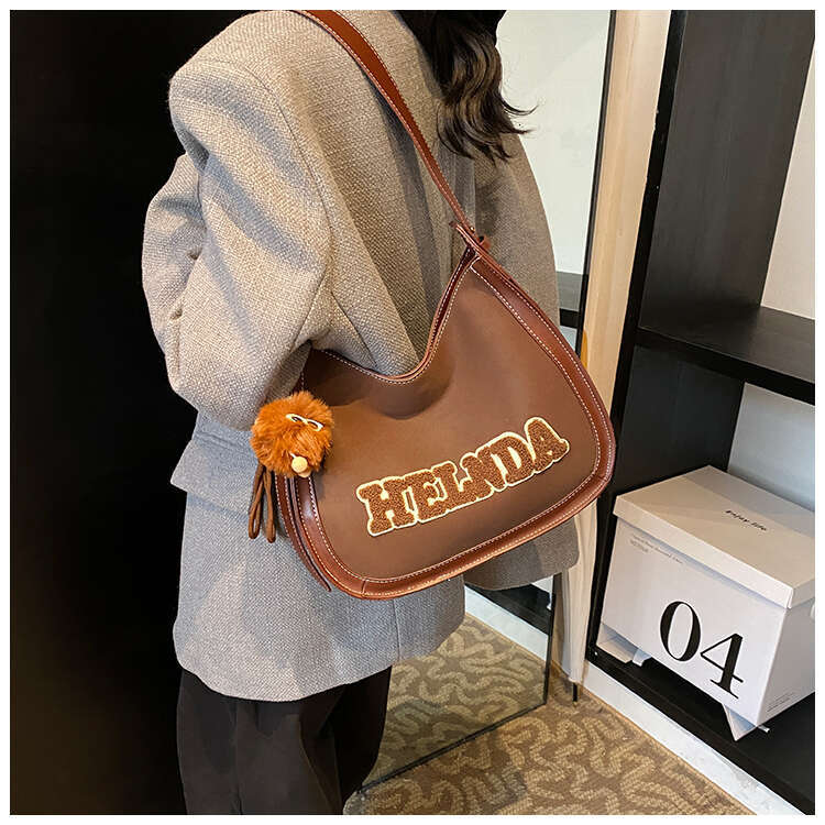 Super Popular Niche Matte for Women Designer Bags 2024 New Autumn Winter Versatile Crossbody Single Shoulder Underarm Bucket Bag
