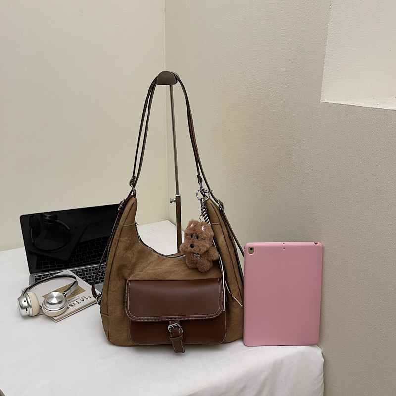 2025 Spring Women's Fashionable Compact Phone Bag with Large Capacity Function, New High end Student Versatile, Leisure, Simple Shopping, Commuti