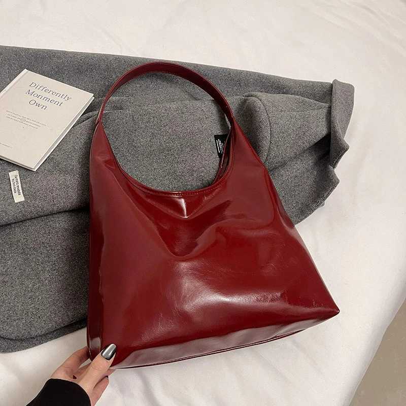 Vintage Soft PU Leather Hobo Bag for Wen Large Slouchy Underarm Shoder Tote Handbag Trendy Ladies Large Capacity Bag D251017