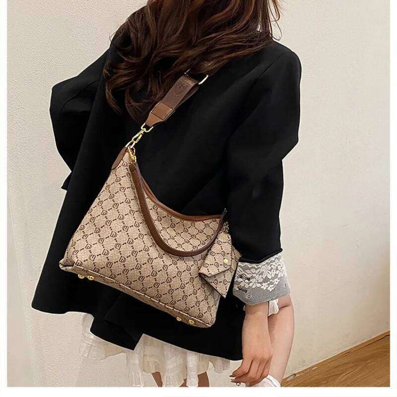 Brand Style Crossbody Bag - Women's Genuine Leather Handbags With Emed & Gold-Tone Zippers