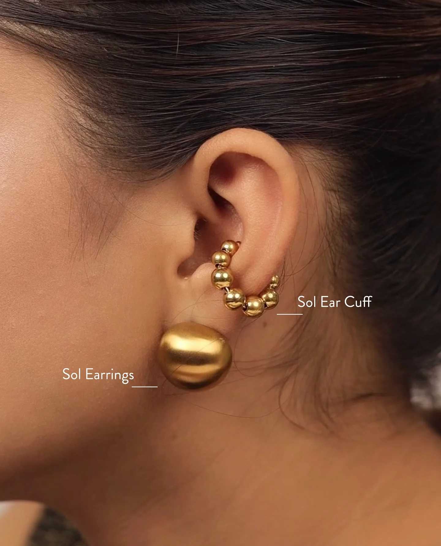 Uworld Stainless Steel Tome Triple Ear Cuff Non Pierced Clip on Earrings for Women Cartilage Metal Fashion Jewelry Y251018