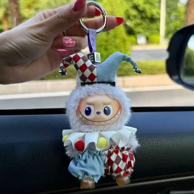 For Mini labubu 40 DollS Clothes Outfit Accessories for 105cm Labubu and 10cm Cotton Doll Color Ball Clown Suit ClothingT251018