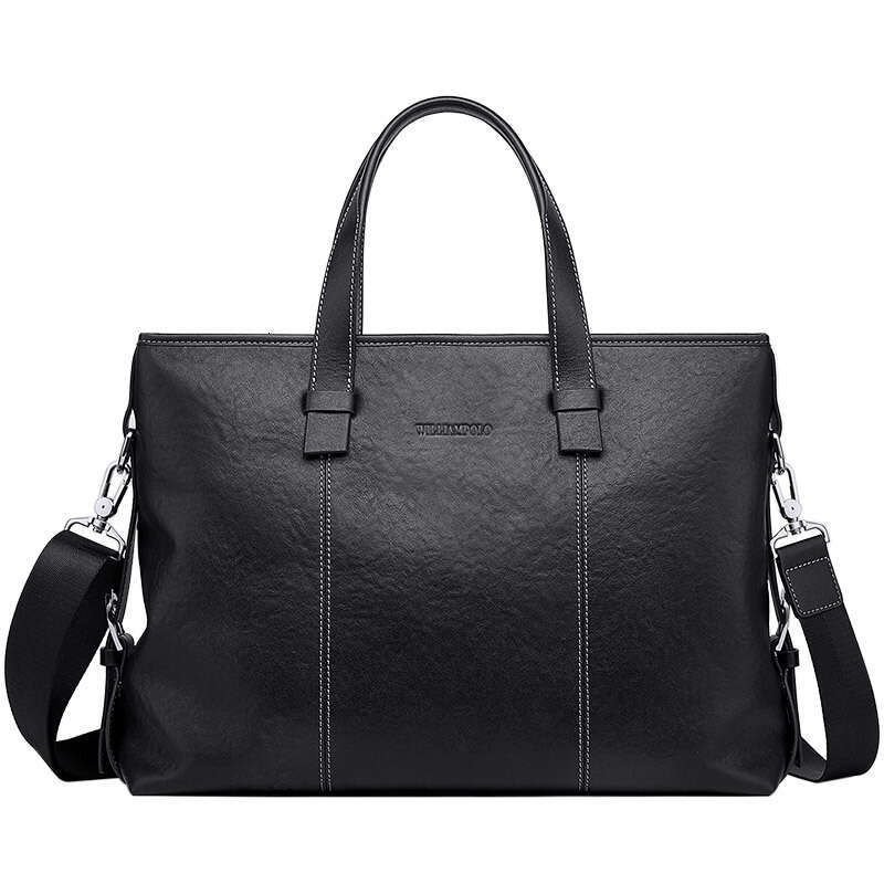 Luxury bag Single Shoulder Men s Handbag Leather Business Multifunctional Simple Large Capacity Briefcase for