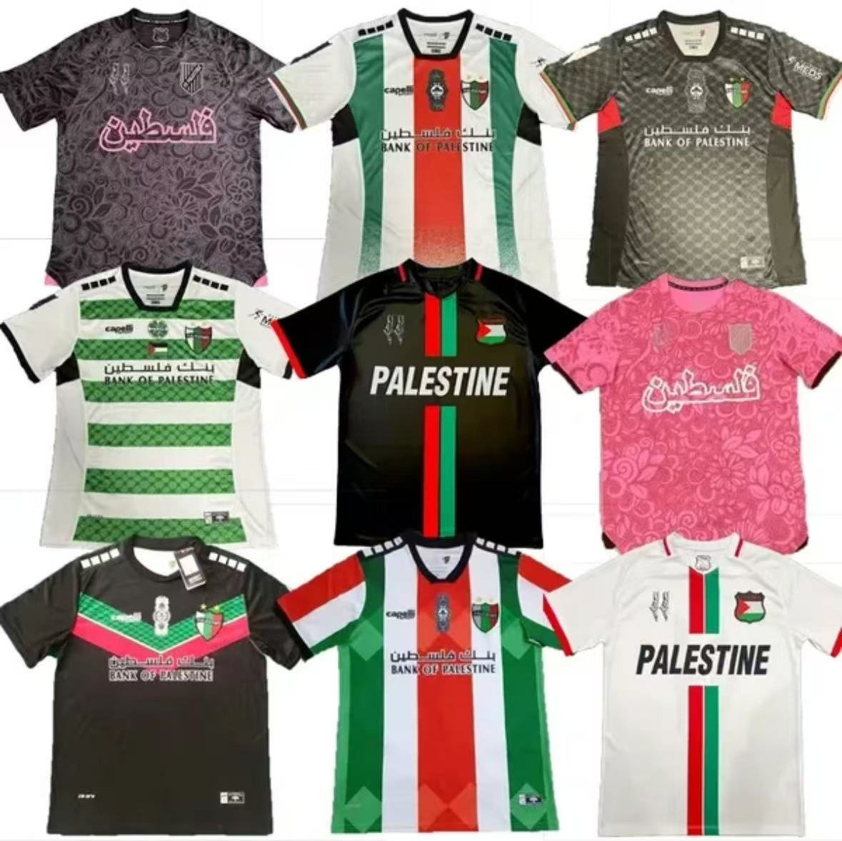 2025 2026 Palestine soccer jersey CARRASCO CORNEJO SALAS DAVILA FARIAS home away 3rd 23 24 25 CD Palestino Men adult kids kit Breathable and slim fit football shirt