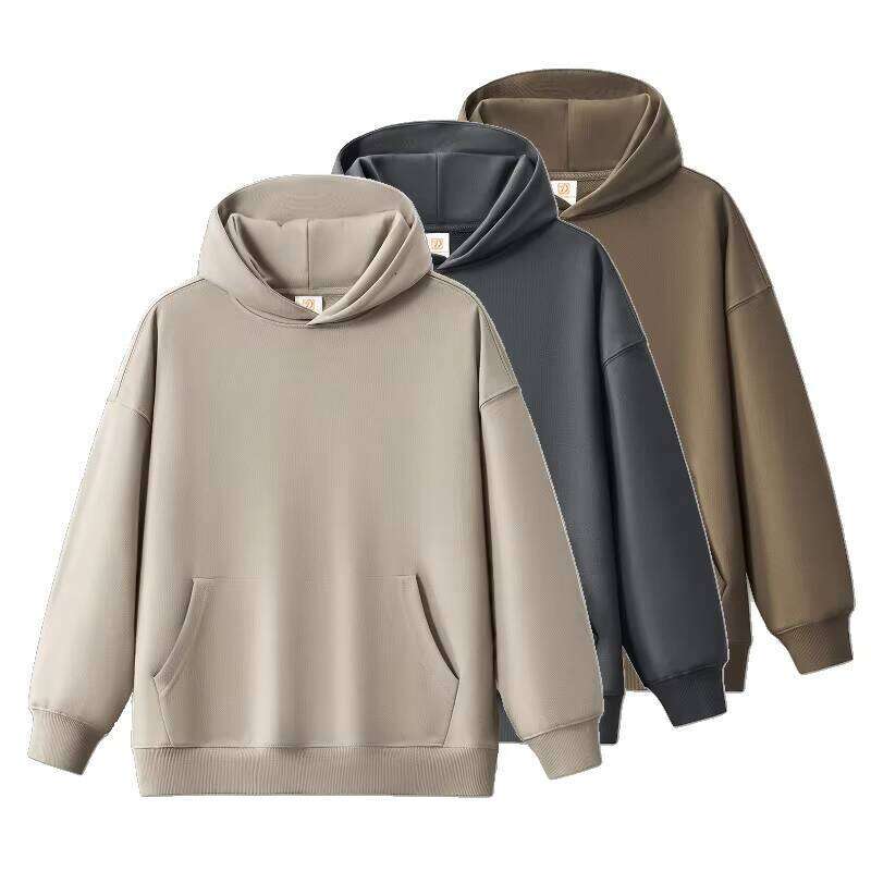 High Quality 400gsm Heavyweight Cotton Oversized French Terry Embroidered Puff Print Men's Hoodie