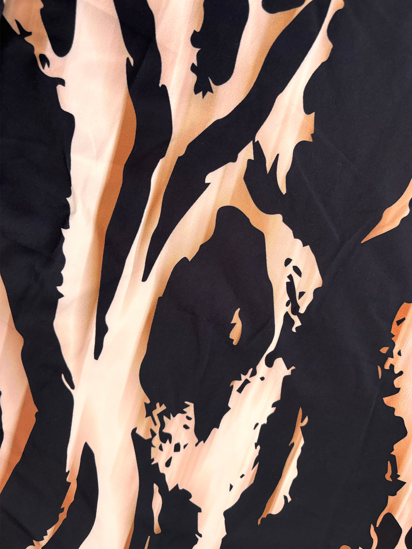 Women's Autumn Winter Animal Print Long Sleeve V-Neck Top - French Elegant Casual T-Shirt-CF50782