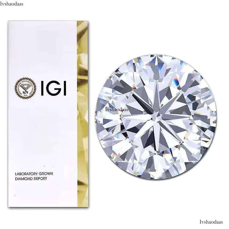 IGI 3.21 Ct VS1 Lab Grown White Radiant Emerald Shape round Engagement Rings for Jewelry Making Loose Dias