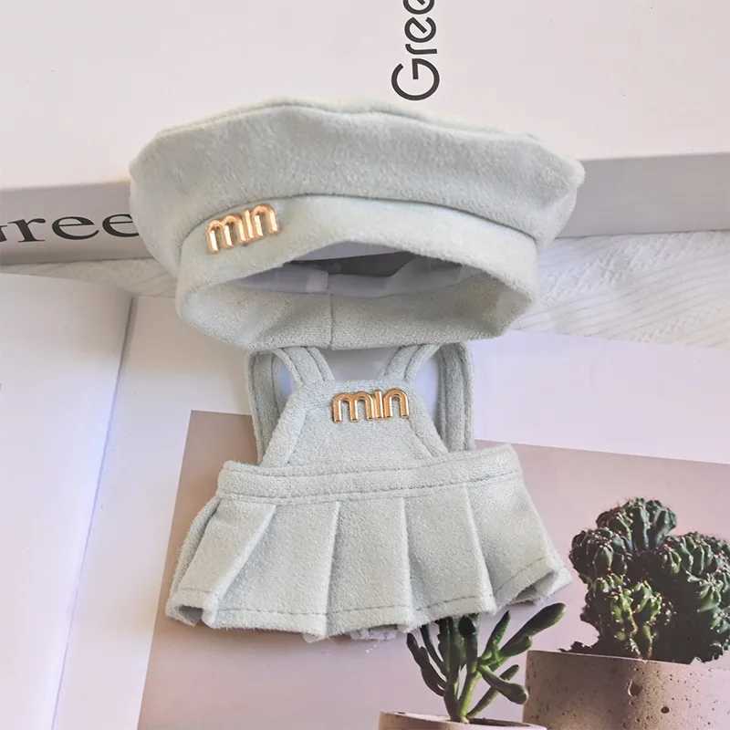 Korean Style 17cm Doll Clothes For Labubu Macaron Dress Outfit With Hoodie Skirt Figure Perfect Gift Spring Summer CollectionT251018